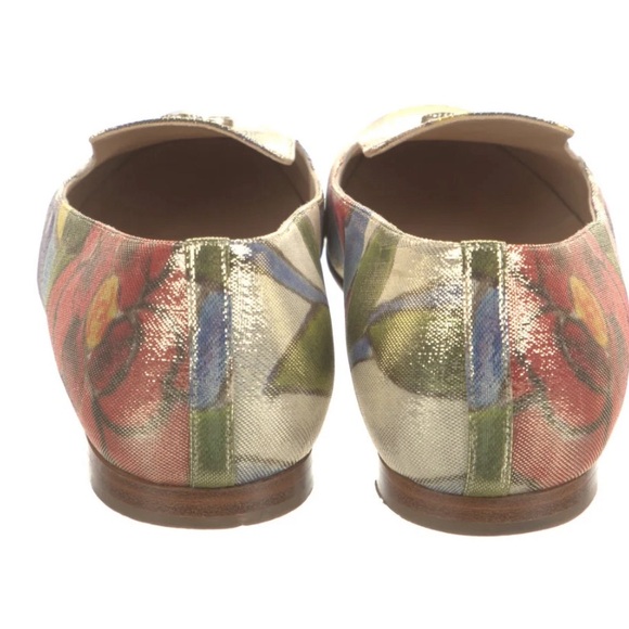 Chanel interlocking metallic loafers - Picture 3 of 5